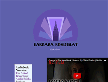 Tablet Screenshot of barbararosenblat.com